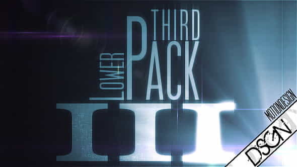 Lower Third Pack Vol.3 FullHD - VideoHive 116198