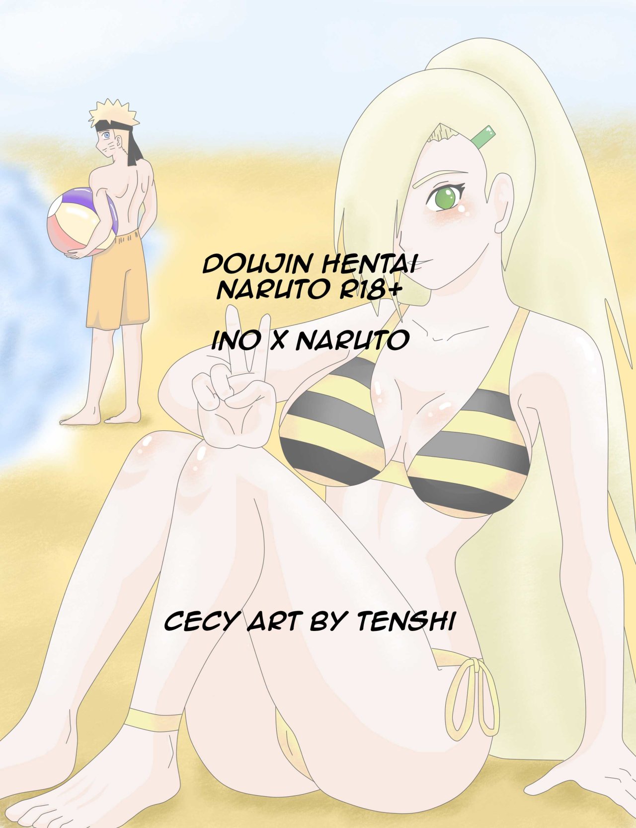 Diversion en La Playa (Naruto) - Cecyartbytenshi - 1