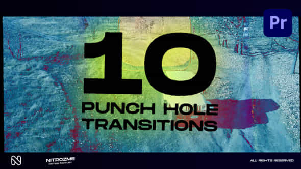 Punch Hole Transitions - VideoHive 45077916