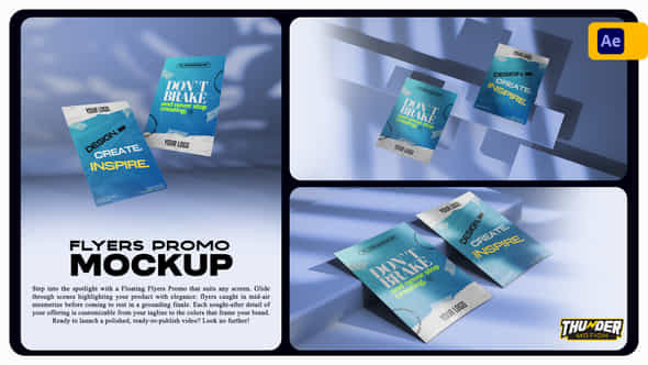 Creative Flyer Video Mockup - VideoHive 54784899