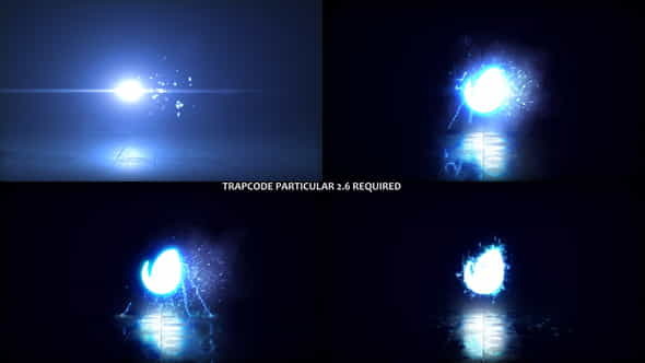 Glowing Particals Logo Reveal 38 - VideoHive 27749528