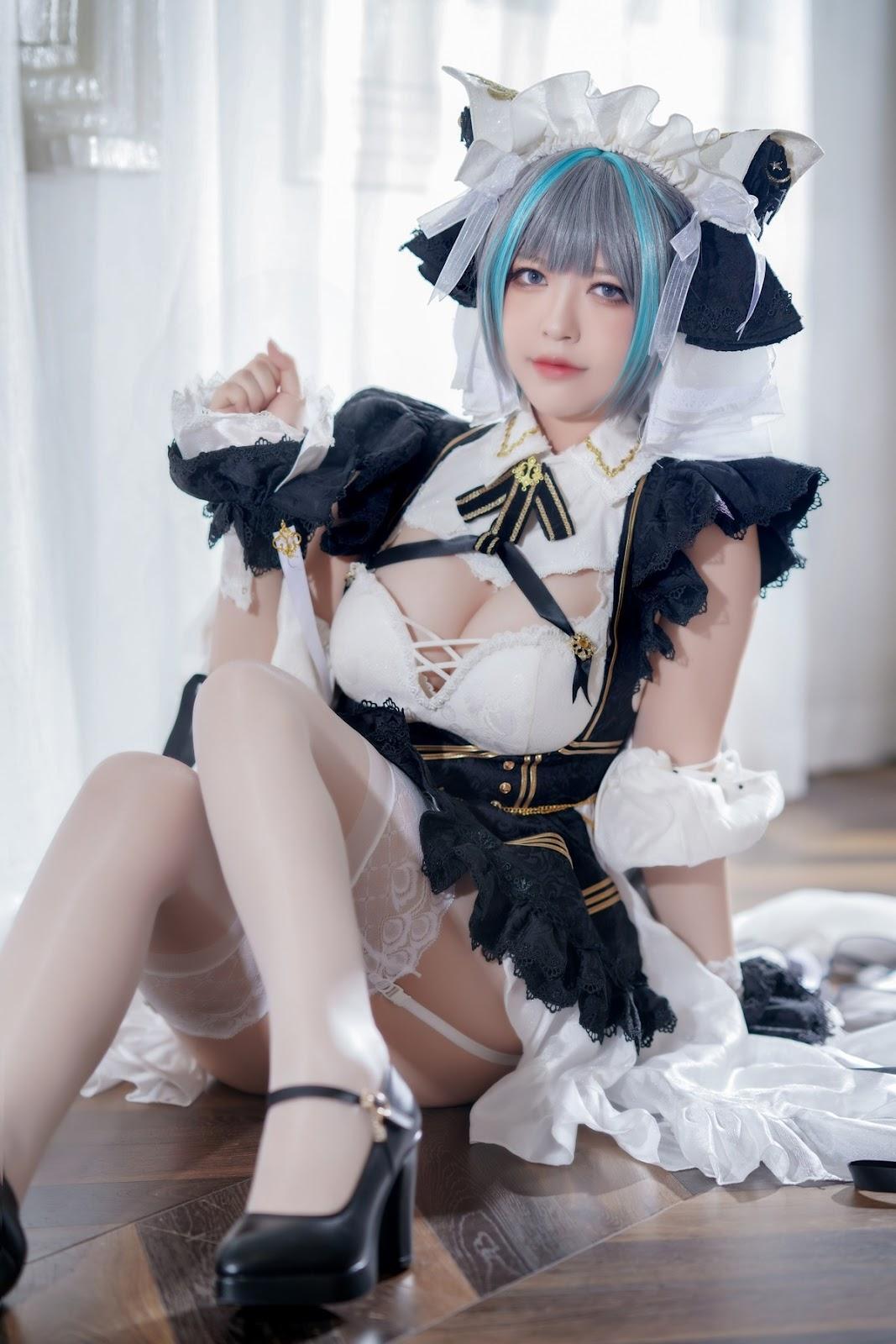 Cosplay 半半子 柴郡(7)