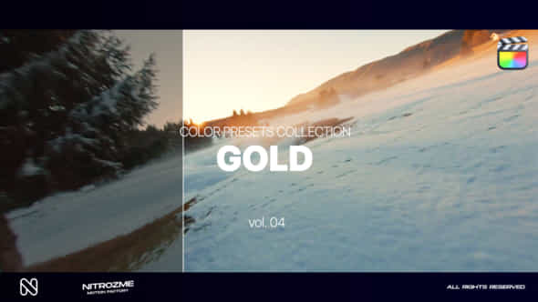 Gold LUT Collection - VideoHive 48341804