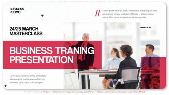 Business Training Presentation - VideoHive 50319647