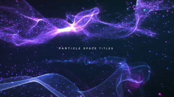 Particle Space Titles - VideoHive 19183164