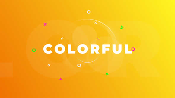 Colorful Logo Opener - VideoHive 23363129
