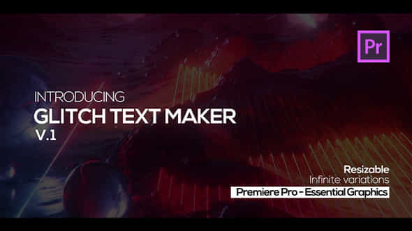 Glitch Text Maker - VideoHive 21666636