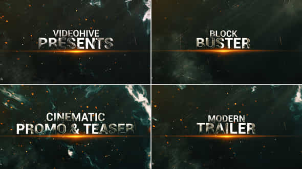 Cinematic Trailer Epic Action Trailer Titles - VideoHive 45615126