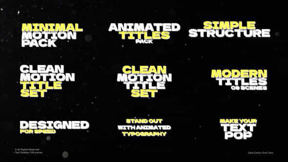 Text Shadow After Effects - VideoHive 58855754