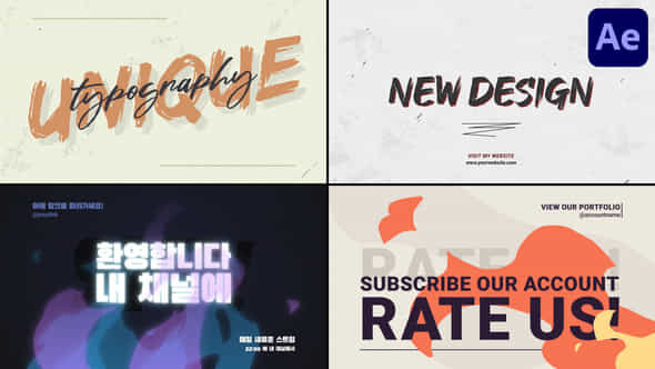 Typography Slides - VideoHive 47515122