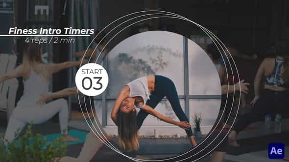 Fitness Yoga Intro Timer - VideoHive 35431299