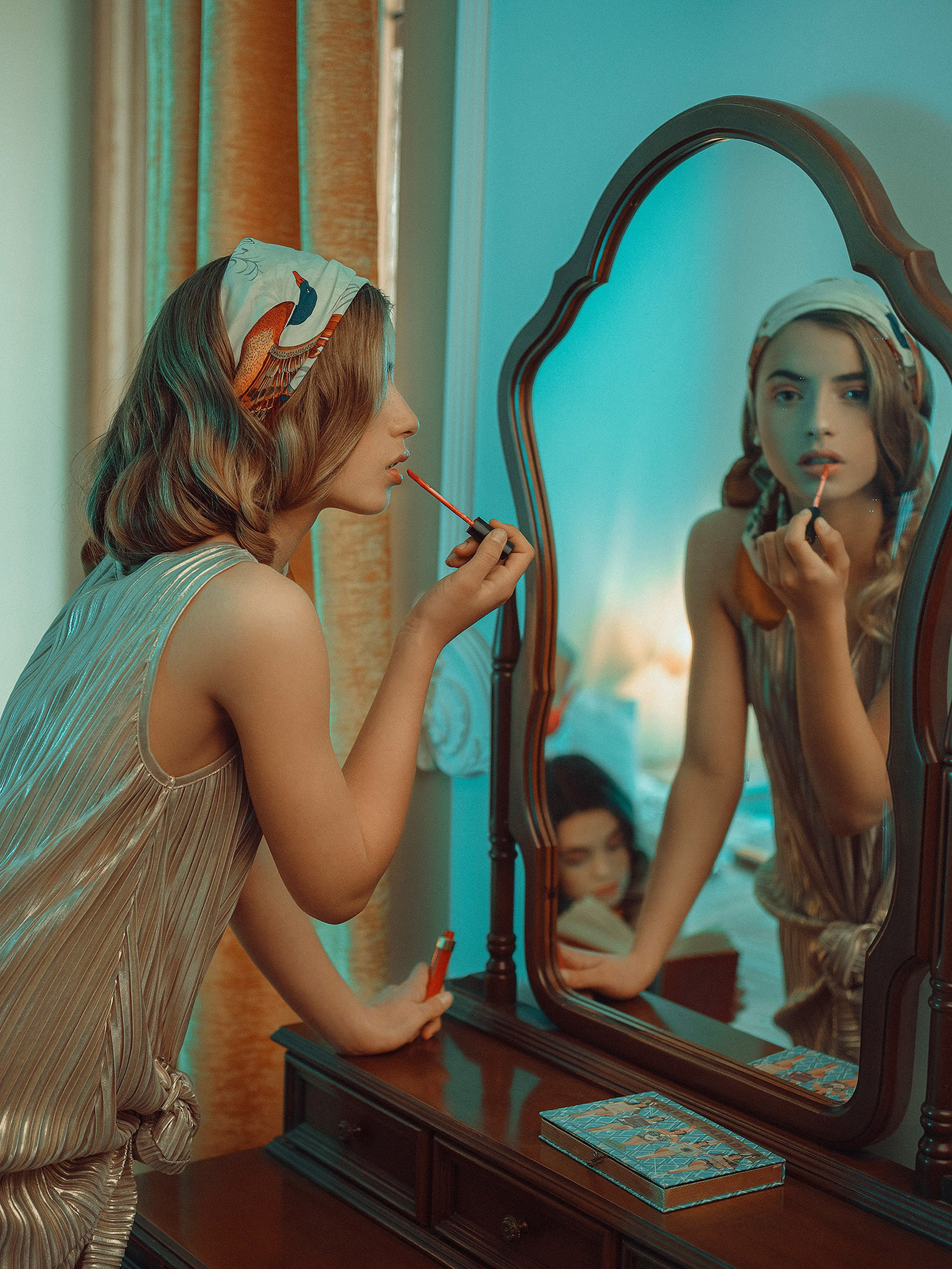 Patricia Lama and Olivia Monjardin by Rebeca Saray Девушки в стиле 1970-х годов / фото 08