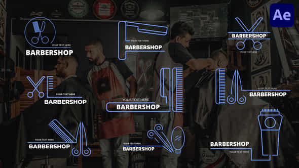 Barbershop Titles - VideoHive 40391868