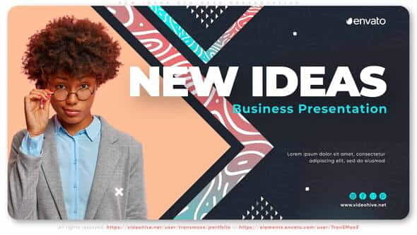New Ideas Business Presentation - VideoHive 33877809