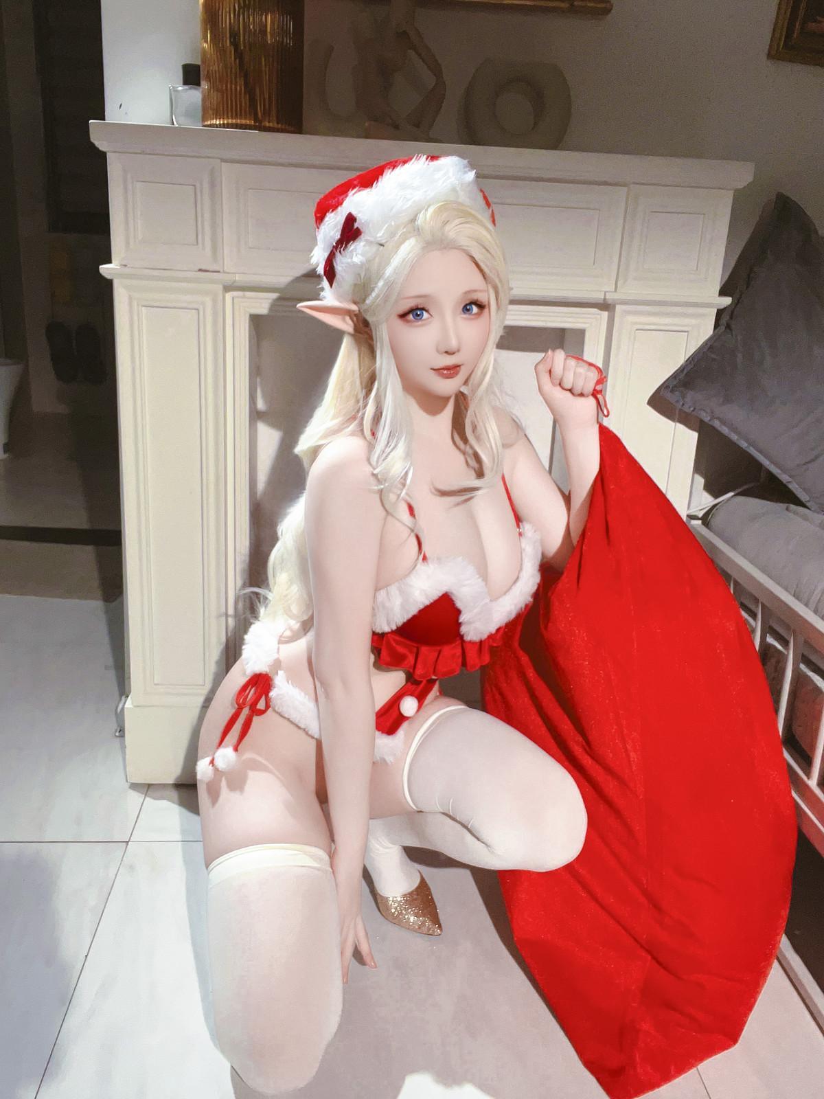 Cosplay 星之迟迟Hoshilily 圣诞精灵篇B 圣诞老人 Set.02(45)