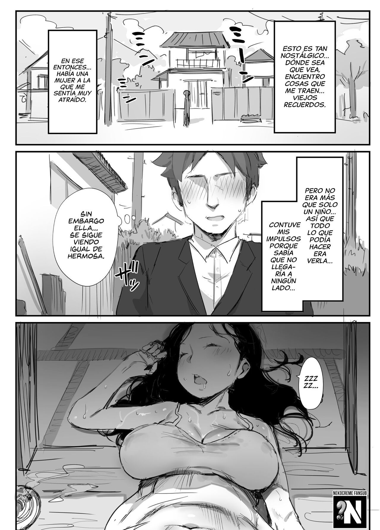[Dynamic Mom (Onodera, Uni18)] Natsu to Oba-san 3  Verano con una Mujer Mayor 3 [Spanish] [Digital]