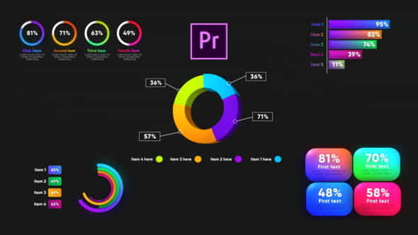 Infographic Graphs Toolkit-MOGRT - VideoHive 26721002