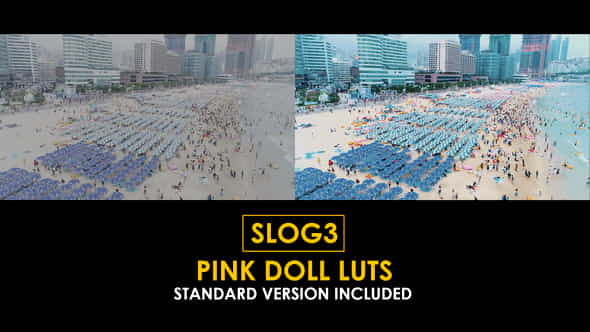 Slog3 Pink Doll And Standard Luts - VideoHive 50922127