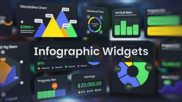 Infographic Widgets - VideoHive 57844009