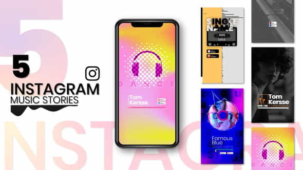 Instagram Story Music Visualizer - VideoHive 36638063