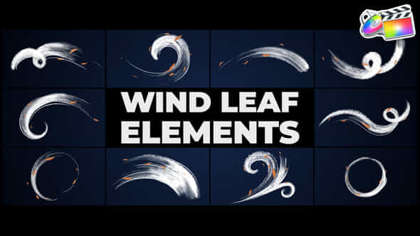 Wind Leaf Elements - VideoHive 47381813