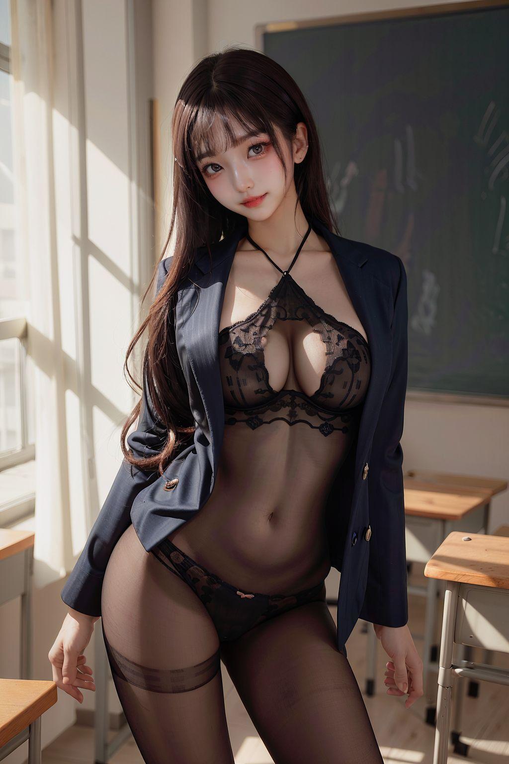 [AI Generated] 情趣女教师 (72 photos)(7)