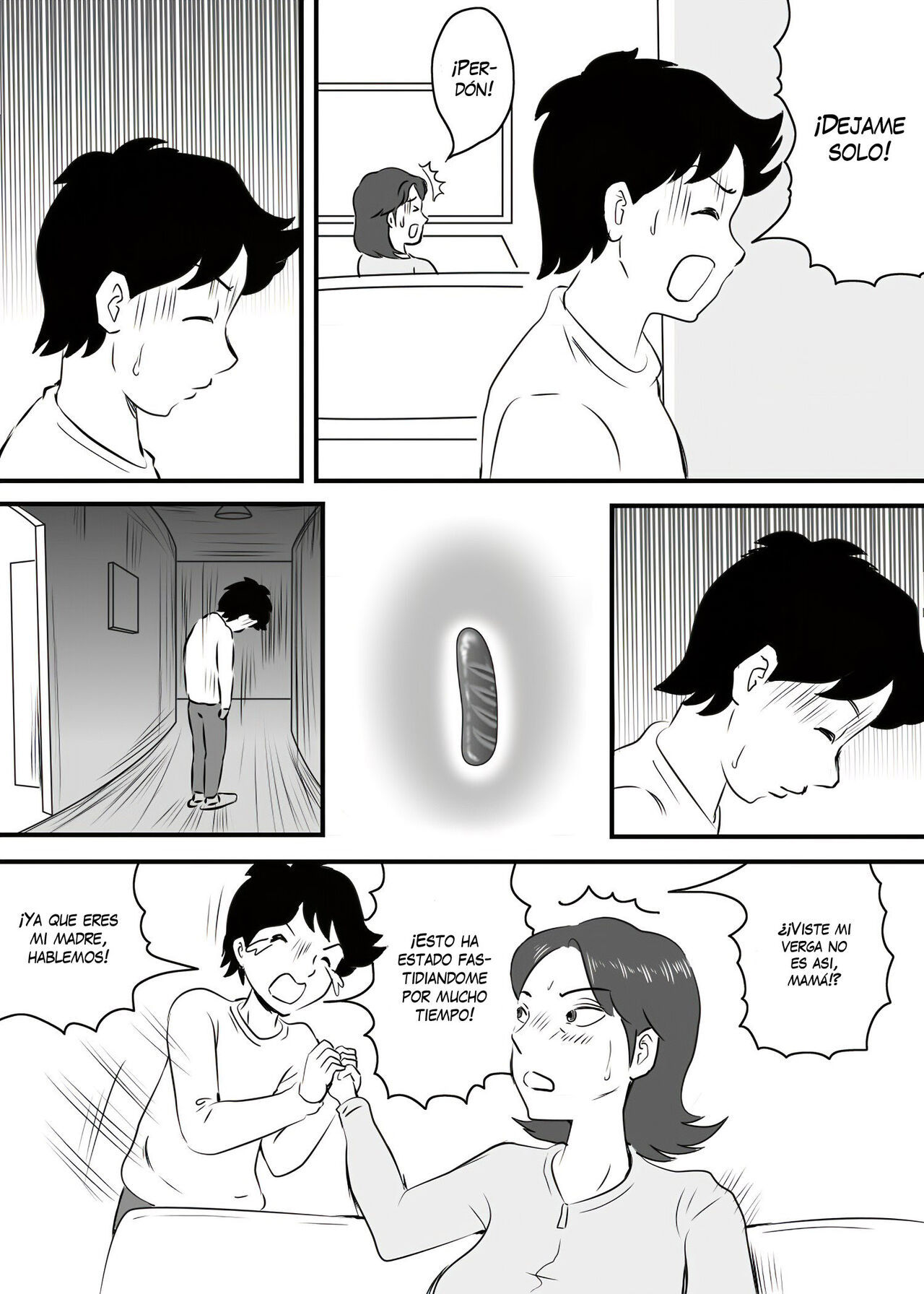 [Momoziri Hustle Dou] Okaa-san to Tanshou Musuko [Spanish] (