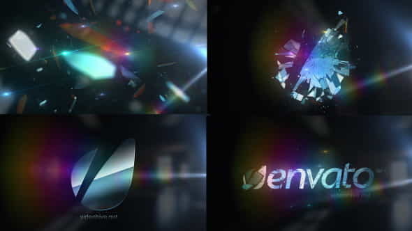 Shattered Glass - Mirror Logo - VideoHive 6800405