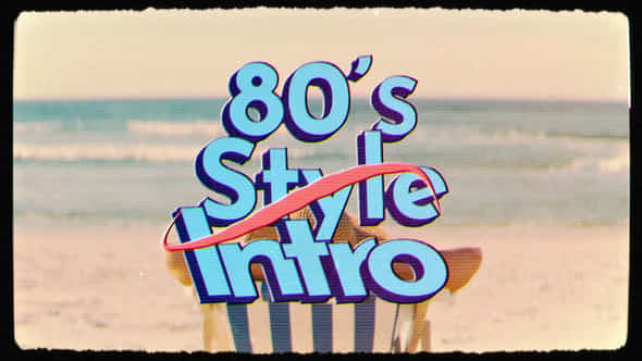 80s Style Intro - VideoHive 46021507