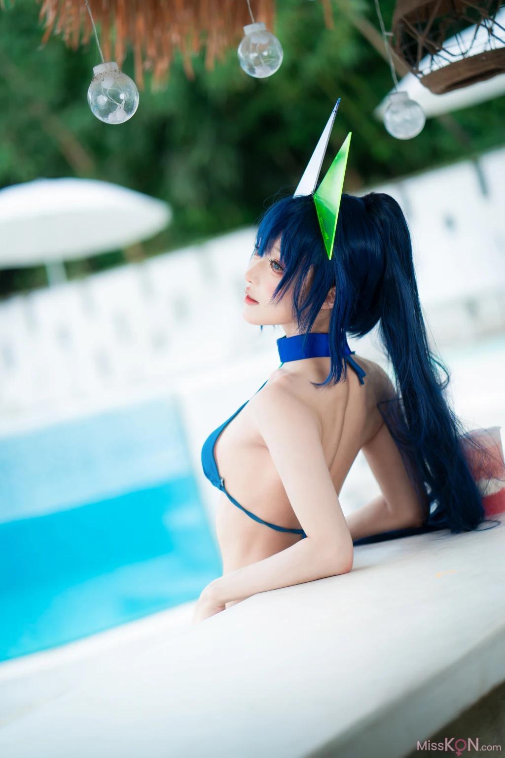 Coser@阿包也是兔娘: 花园泳装 (35 photos)(5)