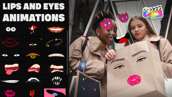 Lips And Eyes - VideoHive 37986616
