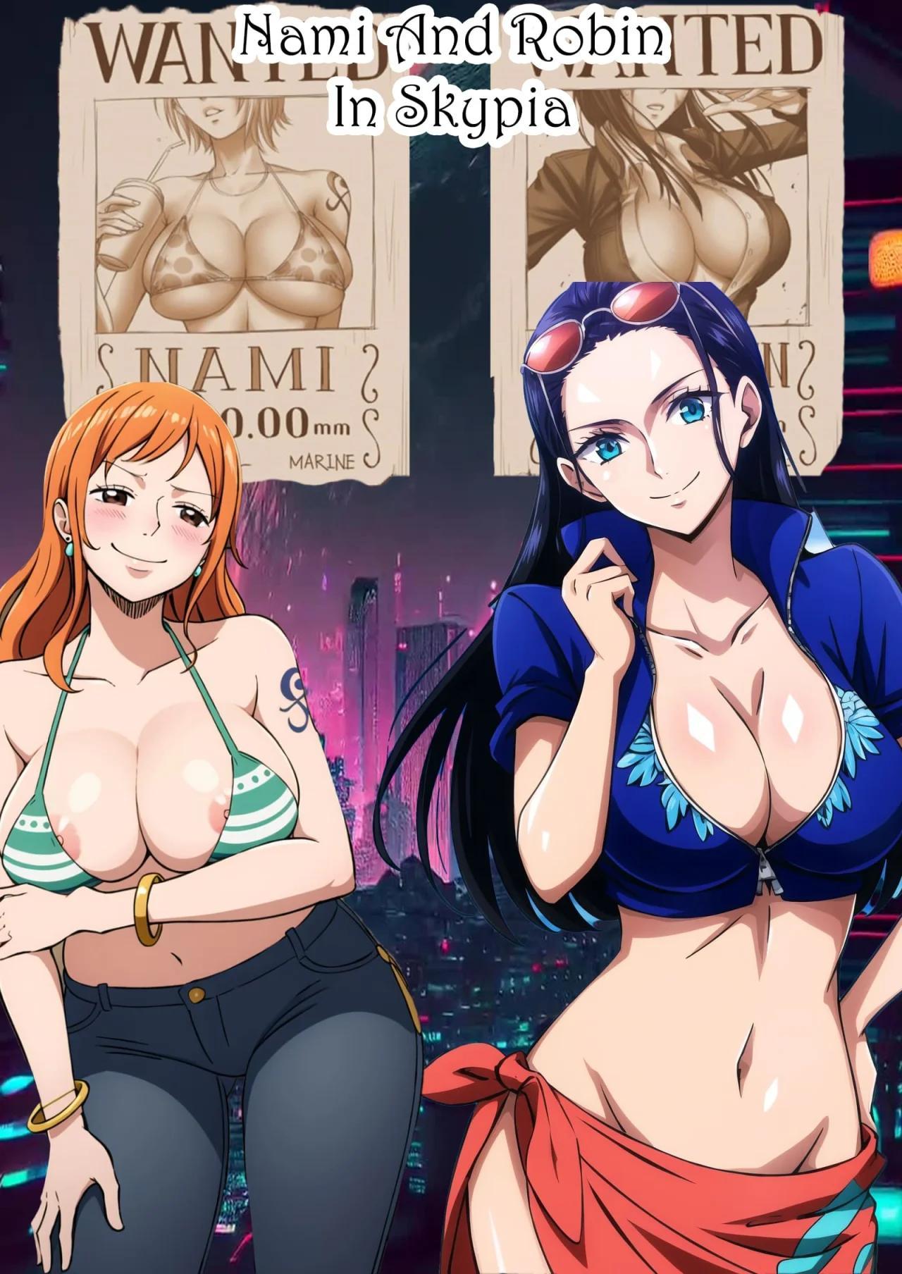 Nami And Robin In Skypia - 0