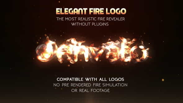Elegant Fire Logo (No Plugin) - VideoHive 13108852