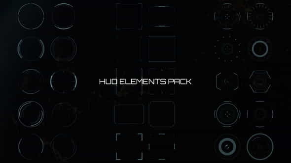 HUD Elements Pack - VideoHive 39763575