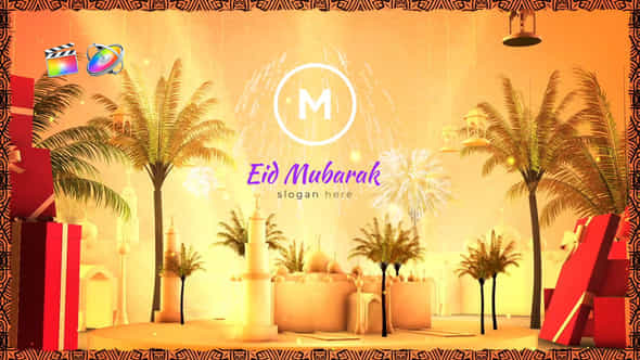 Eid Greeting Logo - VideoHive 44970255