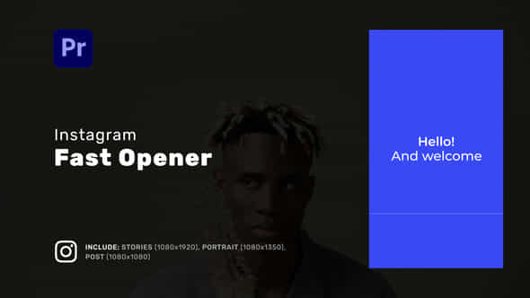 Instagram Fast Opener For Premiere Pro - VideoHive 50712866