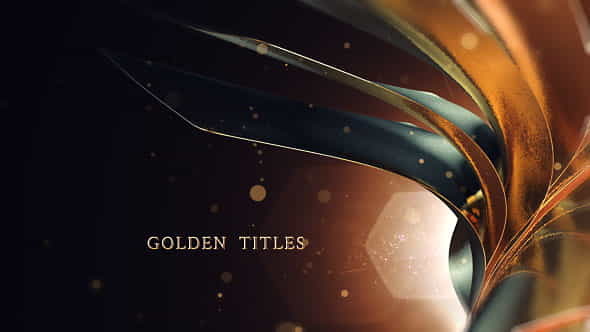 Golden Titles - VideoHive 17915387
