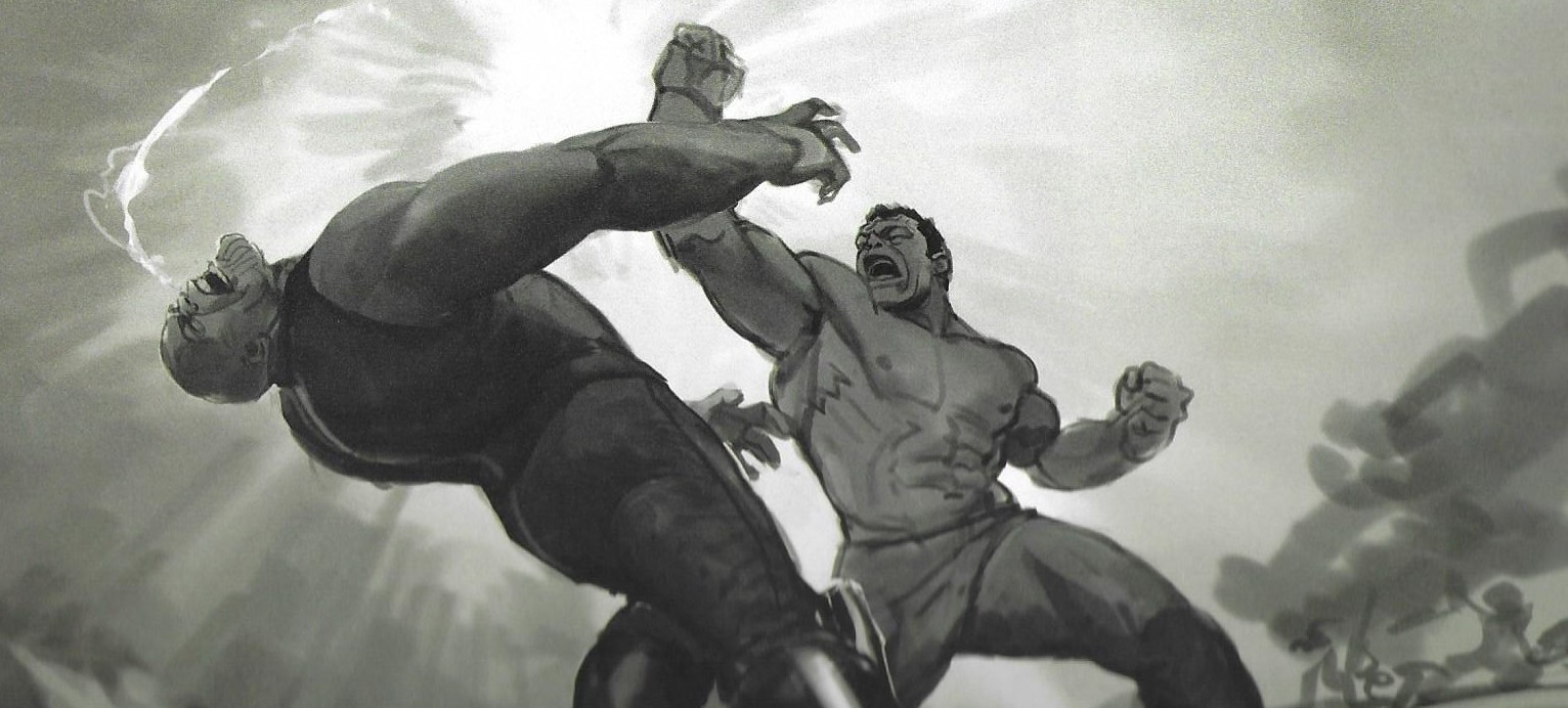 Avengers Endgame Final Battle Concept Art Reveals Hulk Vs