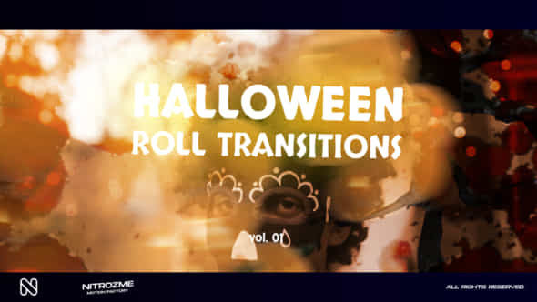 Halloween Roll Transitions - VideoHive 48378196