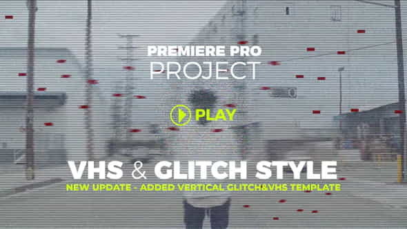 Dirty GlitchVHS Style - VideoHive 21640414