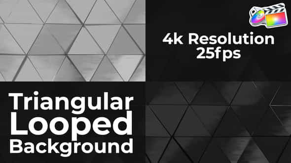 Triangular Looped Background - VideoHive 47626287