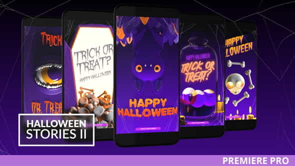 Halloween Instagram Stories II for - VideoHive 28781448