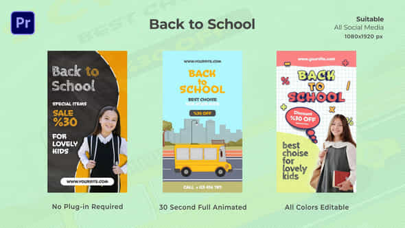 Back To School - VideoHive 53748803
