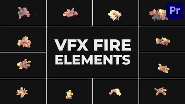 Vfx Flames Elements For Premiere Pro - VideoHive 52513163