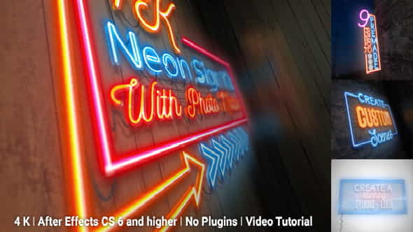 Neon Sign Kit With Photo - VideoHive 20037583