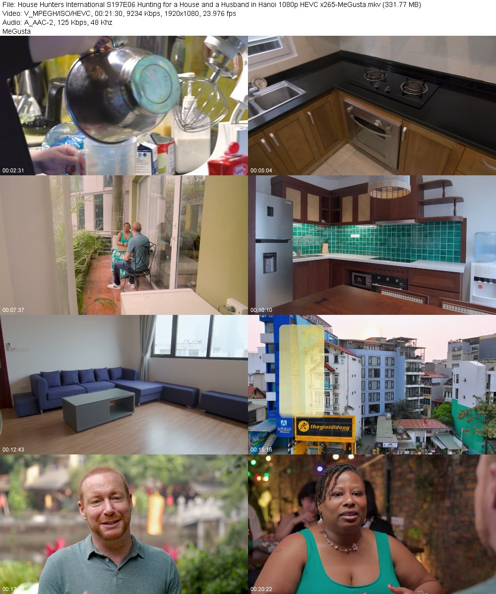 House Hunters International S197E06 Hunting for a House and a Husband in Hanoi 1080p HEVC x265-Me...