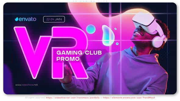 VR Gaming Club - VideoHive 45907417