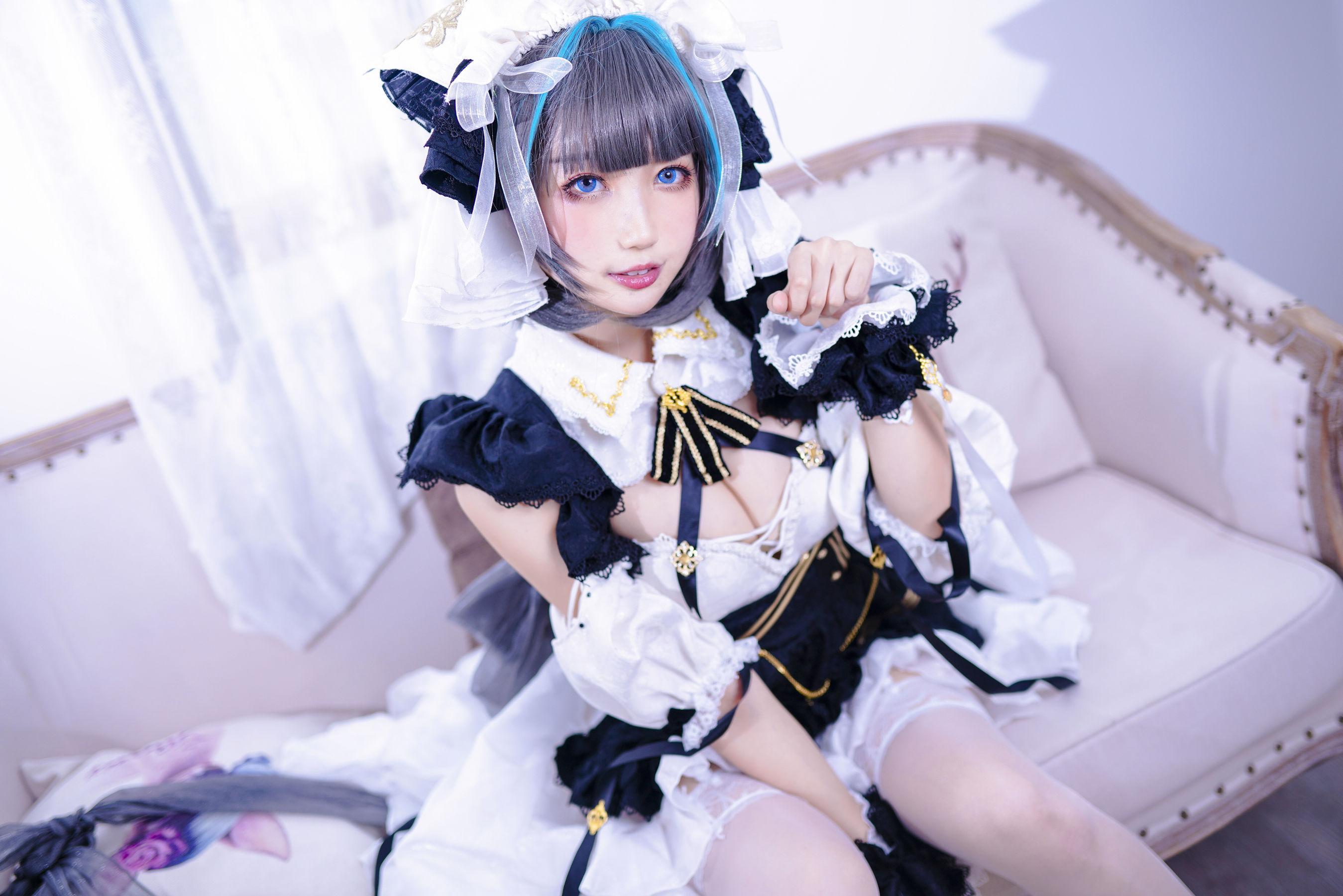 [COS福利] 周叽是可爱兔兔 – 柴郡猫猫 写真套图(22)