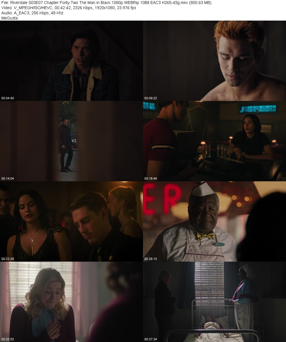 Riverdale S03E07 Chapter Forty-Two The Man in Black 1080p WEBRip 10Bit EAC3 H265-d3g