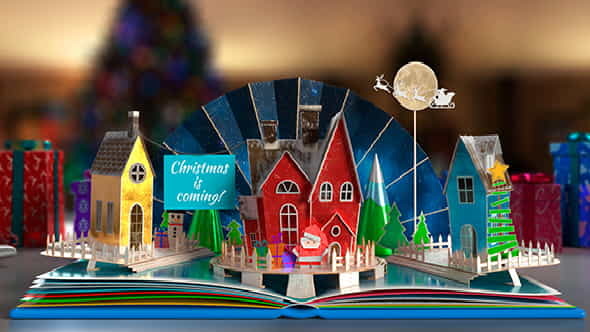 Christmas Pop-Up Book 2 - VideoHive 19052418